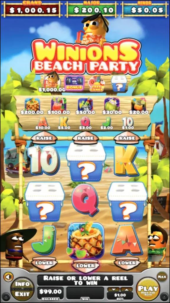 winions beach party